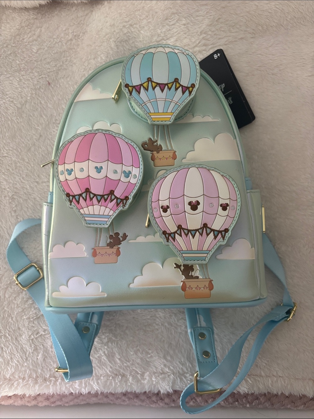 Loungefly Disney Mickey and Friends - Mint Blue & Pink